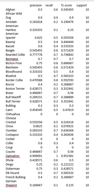 Classification Report 1